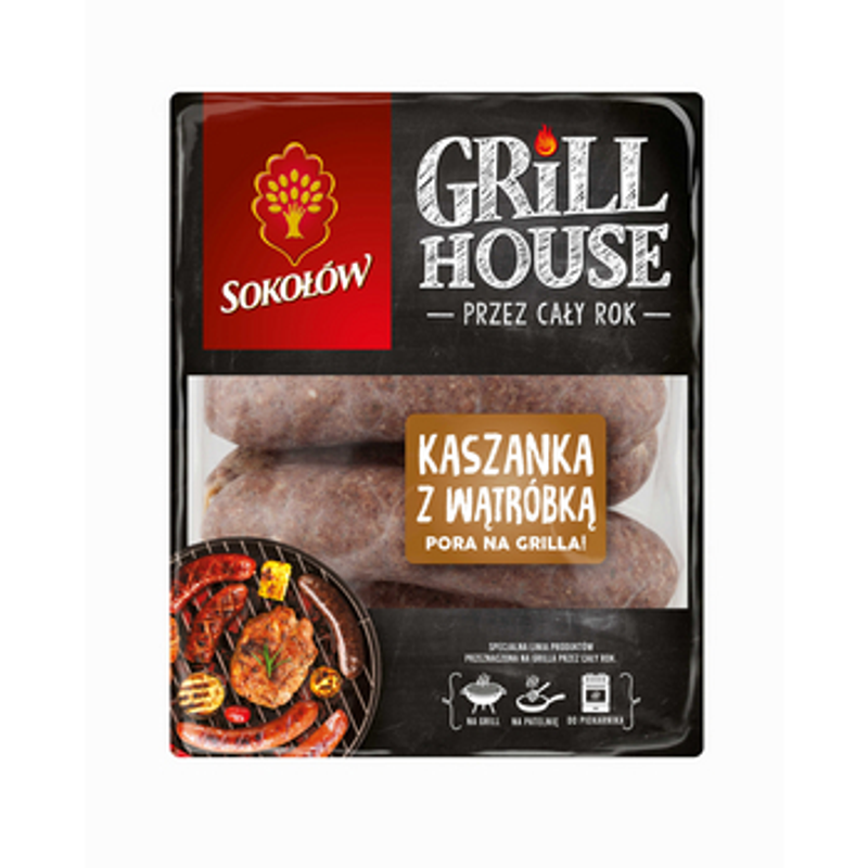 Kaszanka z wątróbką 500g Sokołów